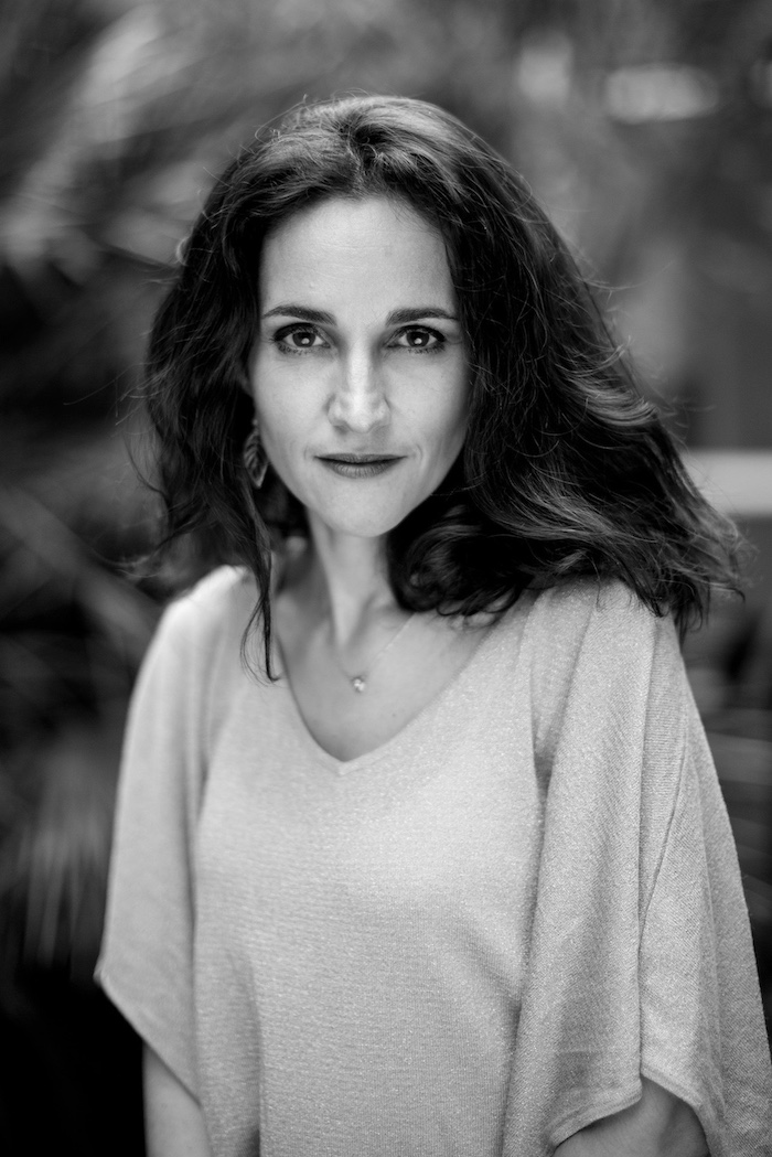 Christine Fonlupt dans un portrait photographique en noir et blanc